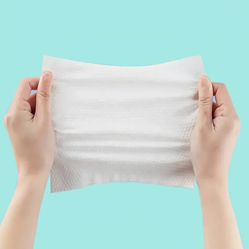 100 Counts Disposable Washcloth Thick Face Towel Make Up Soft Removing Wipes Dry Towelettes For Skin Care Qme