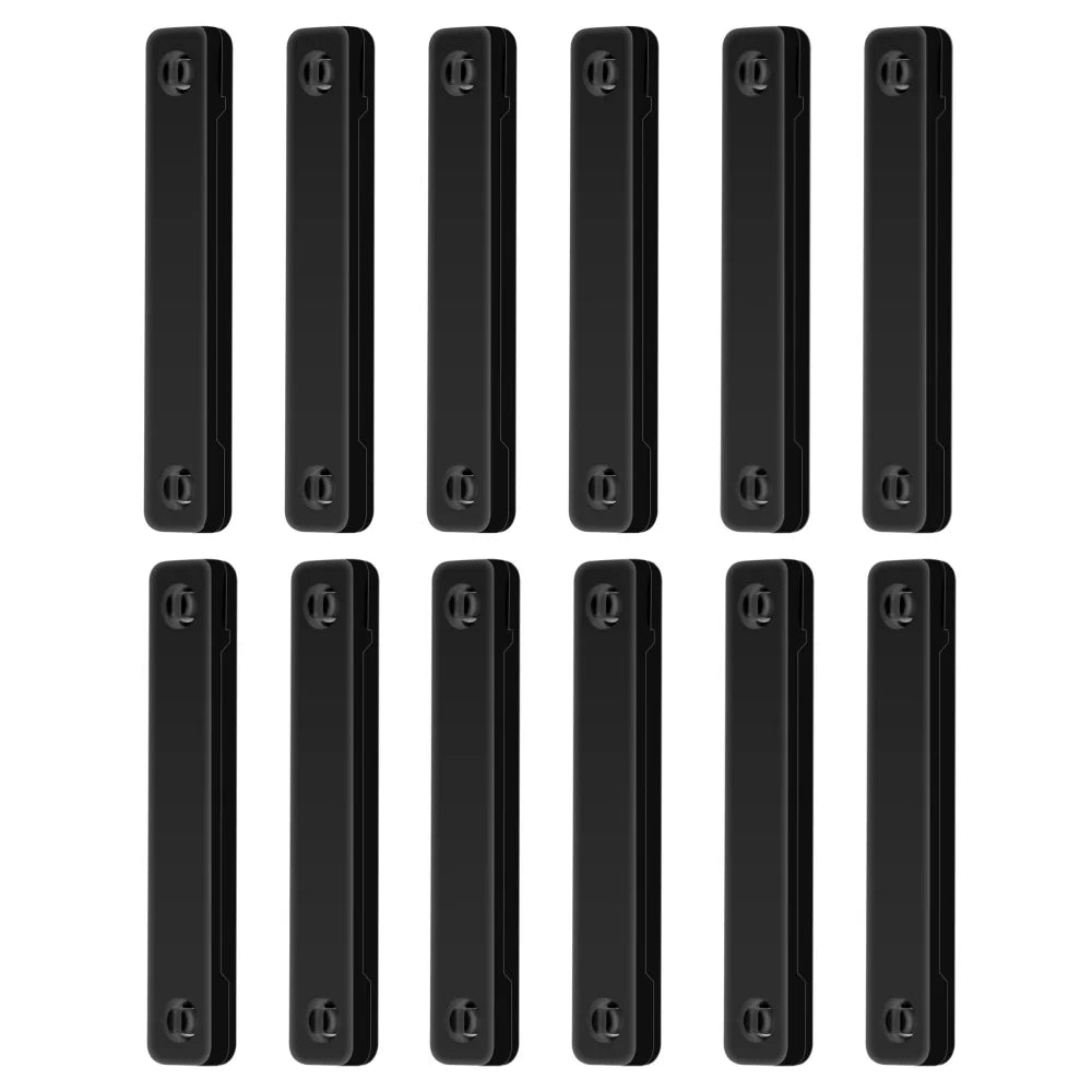 New Magnetic Window Screen Clip Prevention Insect Door Window Screen Netting Fixation Buckle Free-Drilling Installation Clip Qme Black 12pcs