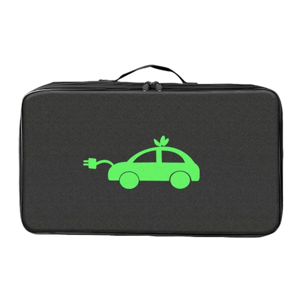 NEW EV Cable Organizer Bag Electric Car Charger Box Charging Organizer Jumper Cable Bag Electric Vehicle Charging Cable Case Qme C