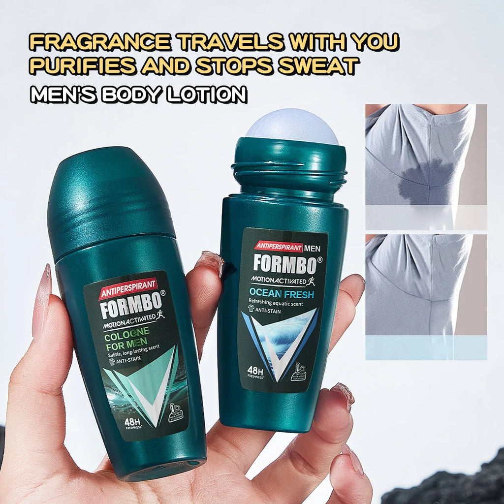 Men's Anti Sweat Body Lotion Long-lasting Fragrance Fresh Aroma Qme