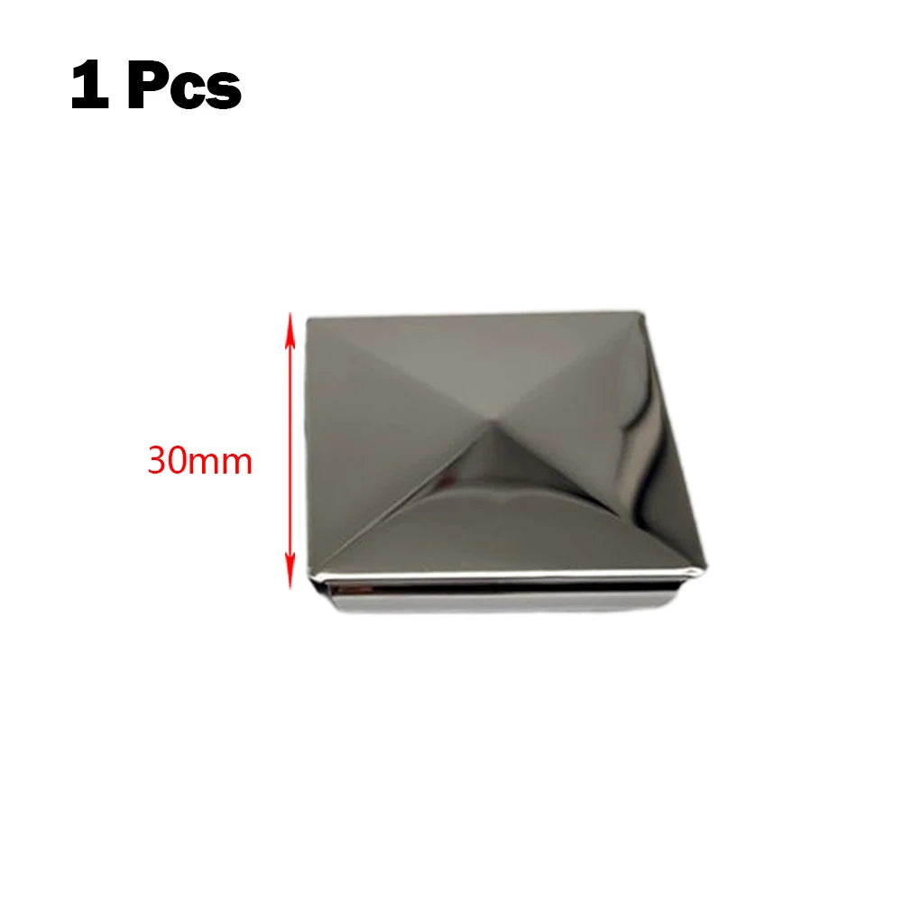 Square Closure Cap Post Cap 1/10pcs 16/20/25/30/36mm Practical Square 40/50/60/80/100mm Garden Fencing Supplies Qme 1pcs 30mm