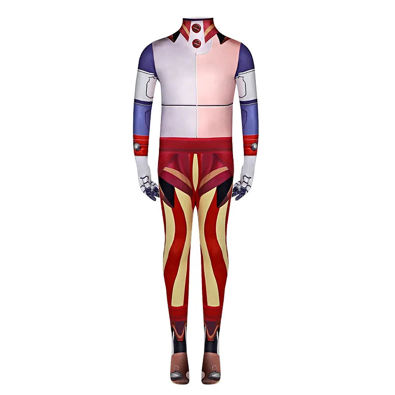 Sundrop Moondrop Costume Cartoon Sun Moon Clown Puppets Cosplay Outfits Halloween Christmas Party Costume Qme