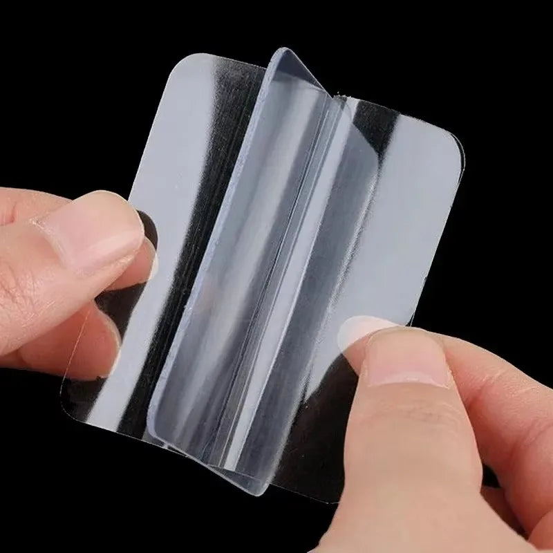 6x6cm Super Strong Double Sided Adhesive Tape Transparent Square Nano Wall Stickers Patch for Home Seamless Waterproof Tapes Qme