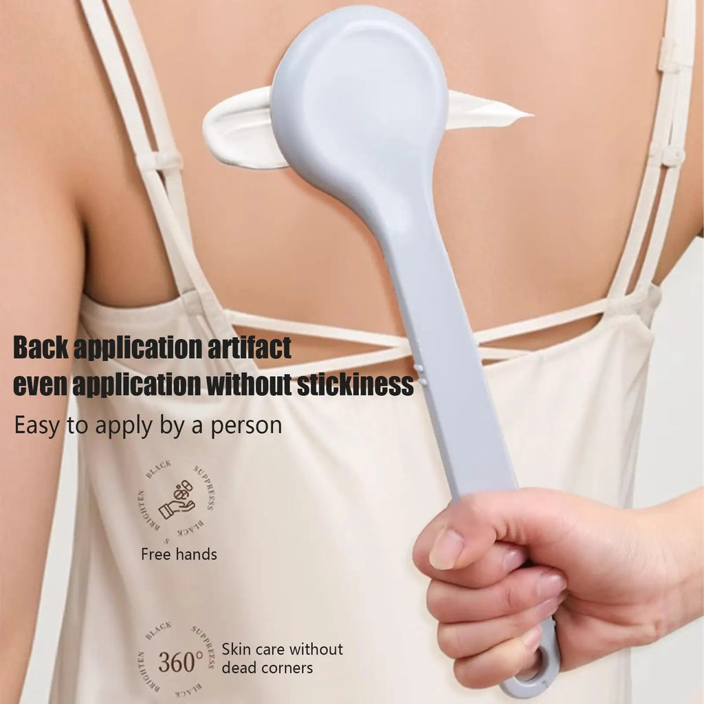 Back Applicator for Lotion Back Sunscreen Applicator for Senior Extended Handle Ointment Apply Aid for Medicine Moisturizing Qme