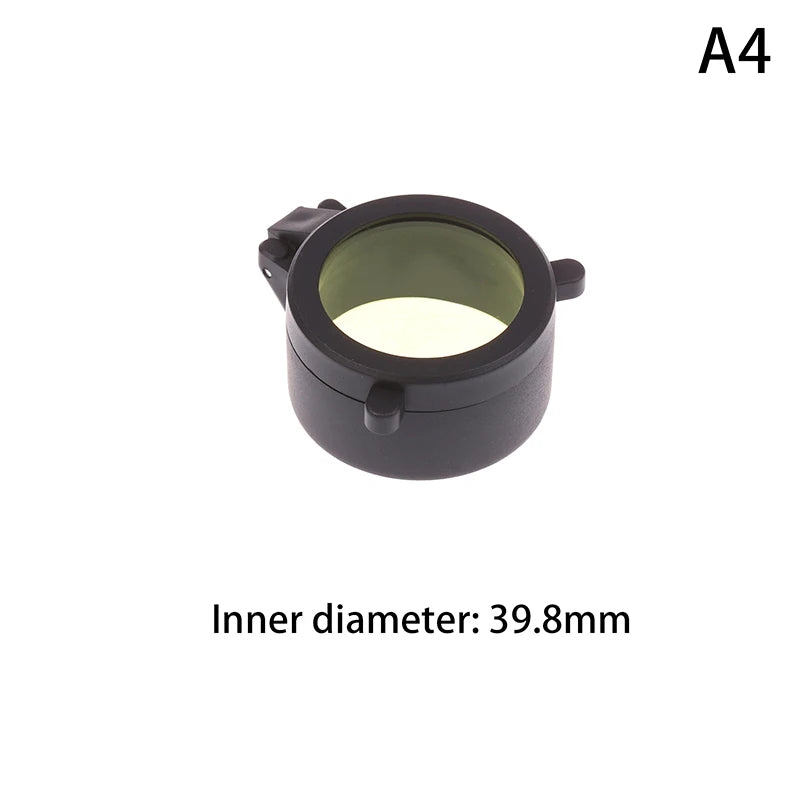 Rifle Scope Lens Cover Spring Up Quick Flip Openning Dustproof Qme A4