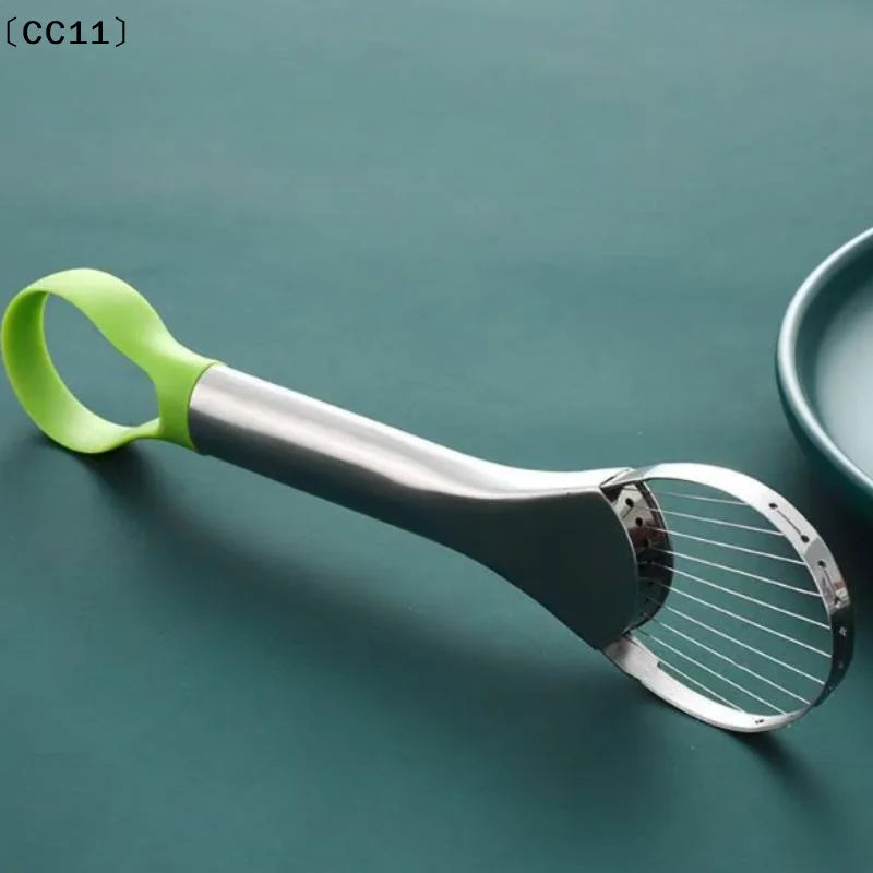 Avocado Knife Gadget Stainless Steel Cutter Kitchen Gadgets Fruit Qme