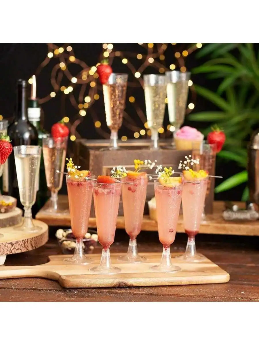 Clear Champagne Flute Suitable Parties Weddings Mimosa Bars Toaster Qme