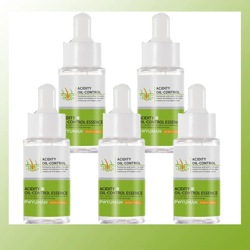 Salicylic Acid Pore Shrinking Serum Quick Elimination Large Pores Remove Blackhead Acne Tighten Smooth Skin Korean Care Product Qme 5pc