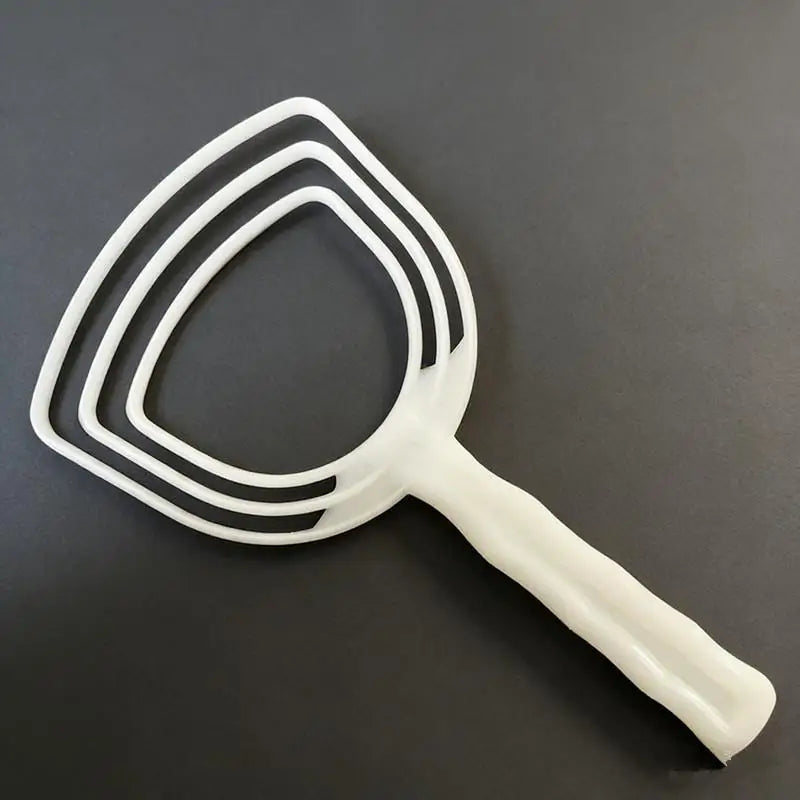 White Bone Scraper Kitchen Dust Meat Tool Plastic Handhold Manual Qme