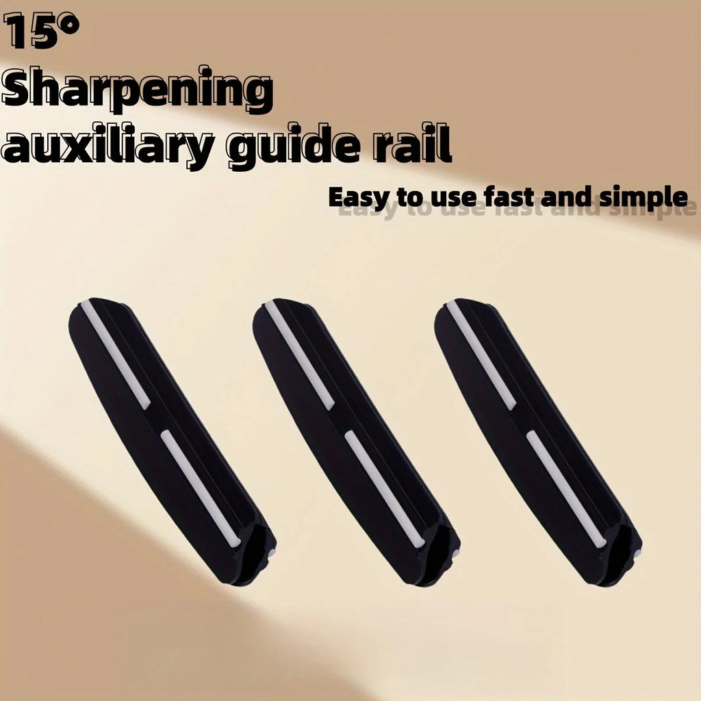 Professional 15° Quick Sharpening Stone, Angle Guide, Easy to Maintain 15° Angle, Durable Material, Time-Saving Qme