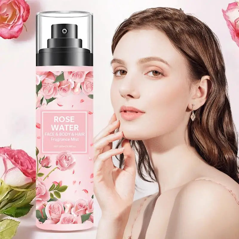 Rose Pure Dew Damask Water Essentiall Oil Organic Petals Essence Qme