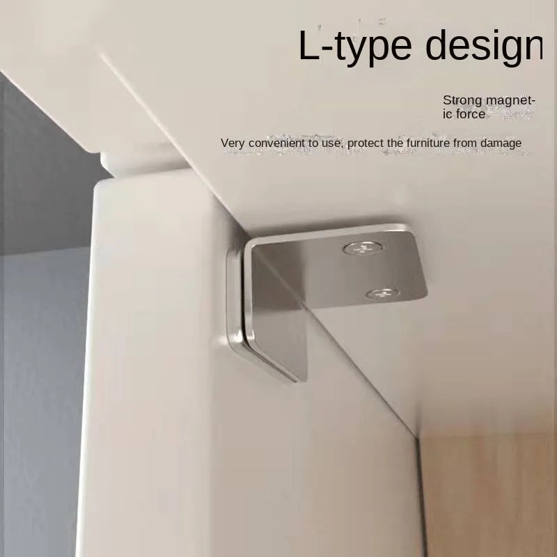 Magnetic Door Catch Latch Invisible Strong Adhesion Drill-free Mount Qme