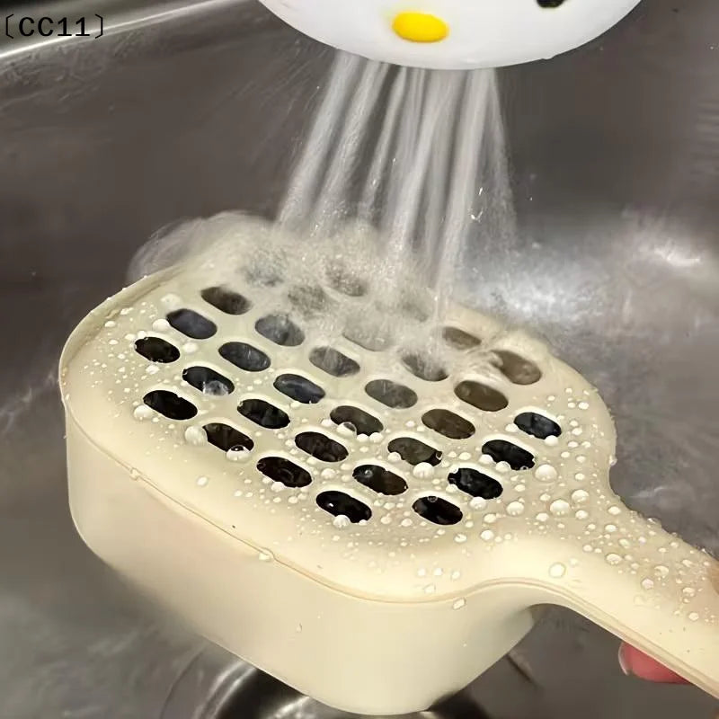 Easy-clean Mini Fruit Drain Basket Handle Perfect Cherries Qme