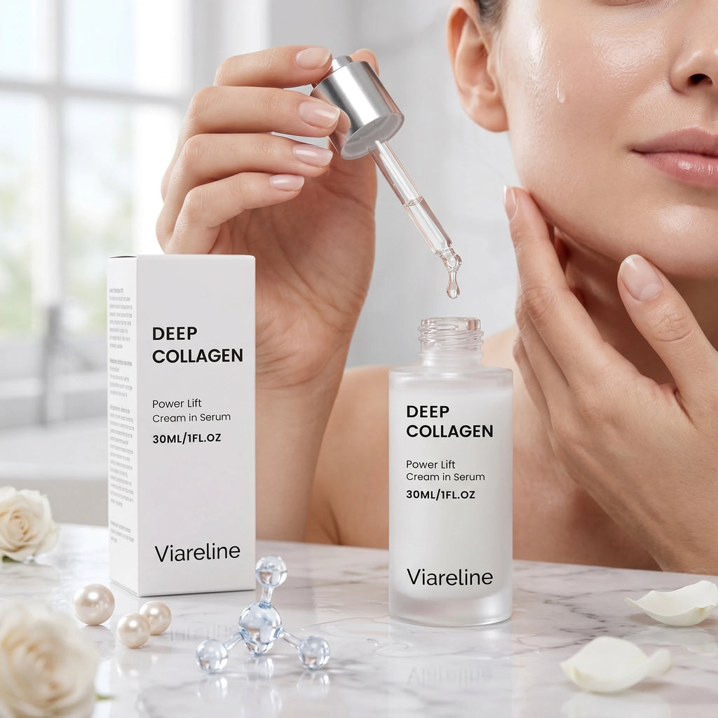 Viareline Lift Serum Cream Anti Wrinkles Fades Fine Lines Improve Sagging Brighten Skin Elasticity Boost Moisturizing Face Serum Qme
