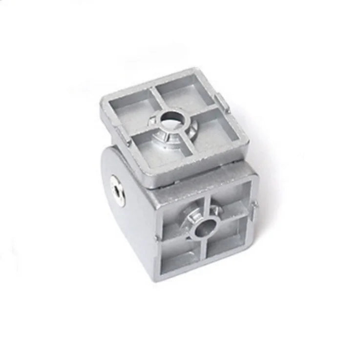2020 Series Aluminum Profile Die-casting Zinc Alloy Flexible Pivot Joint 2020/3030/4040 Series Aluminum Profile Zinc Alloy Hinge Qme 40s Connector 1pcs