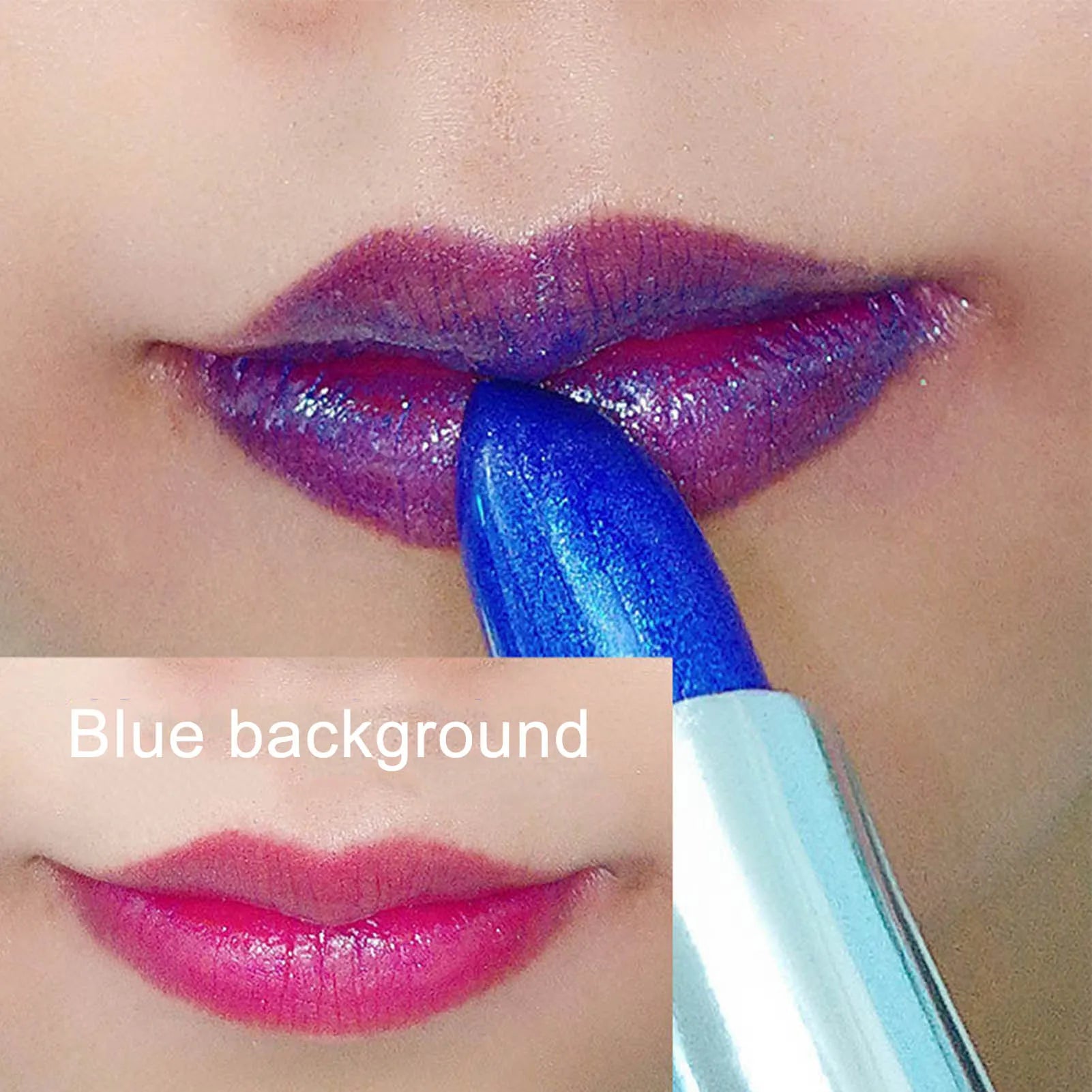 Changing Lipstick Waterproof Blue That Turn Pinkwipe Turns Pink Qme