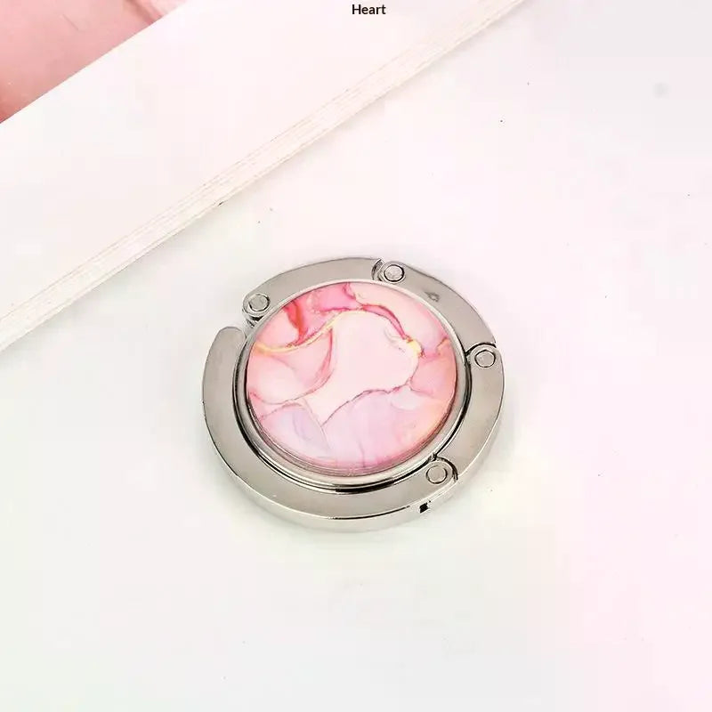 Fashion Foldable Handbag Hook Portable Purse Hook For Women Durable Creative Desk Hanging Rack Girls Gift Qme