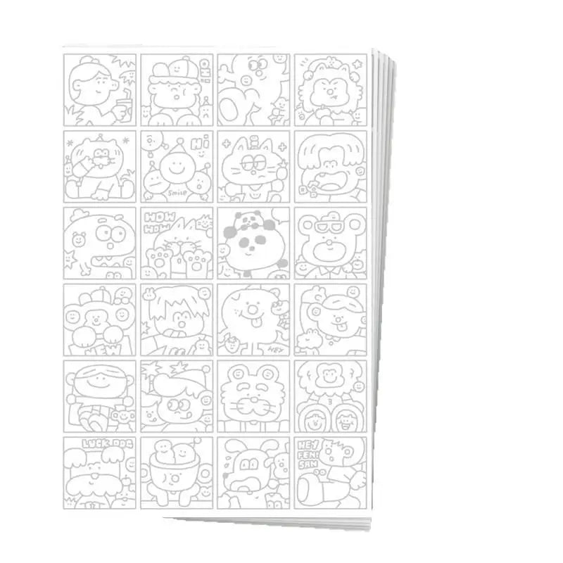 Decompression Copying Sketch Book Containing Rich Funny Elements Qme
