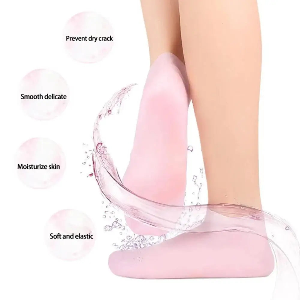 Moisturizing Socks Exfoliating Gel Heel Preventing Dryness Cracked Qme