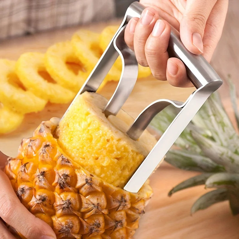 1pc Pineapple Peeler Cutter Ananas Meat Extractor Corer Remover Machine Stainless Steel Home Kitchen Knife Slicer Fruit Tools Qme