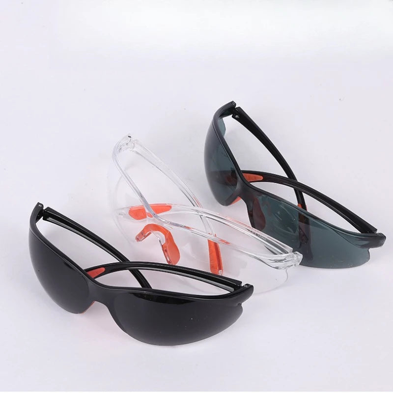 Impact Resistant Anti UV Proof Welding Protective Safety Glasses Goggles Qme gray-10pcs