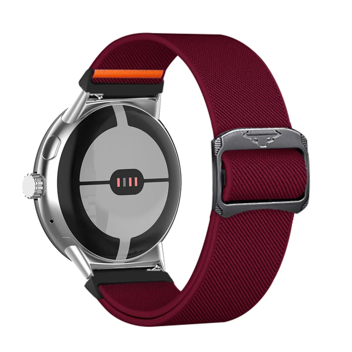 Strap for Google Pixel Watch 3 45mm Nylon Sport Band for Google Pixel Watch1/2/3 41mm Wristband Bracelet Replaced Accessories Qme Wine Red-S Pixel Watch 1 41mm