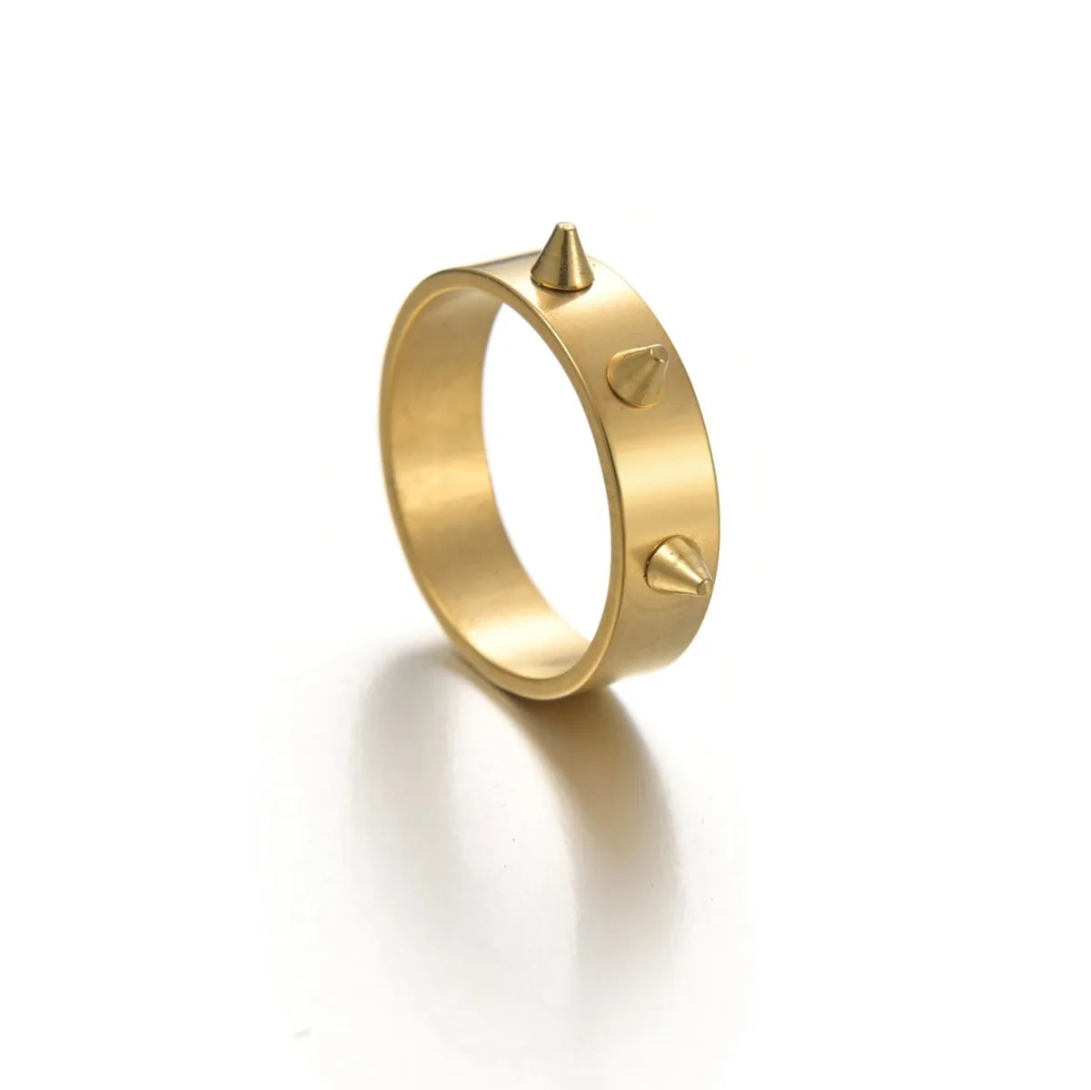 Gothic Stainless Steel Ring Punk Sense of Design Charm Style Men's and Women's Thorn Jewelry Rock Hip Hop Student Rings Jewelry Qme