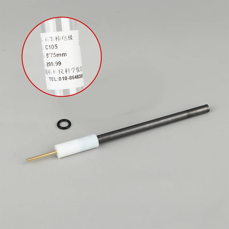 3/4/5/6MM Electrode Research Rod Electrolysis High-purity Electrolysis Anode Carbon Rod Qme 5x75mm