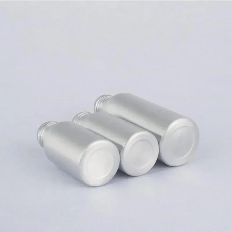 50ml-250ml Gold Aluminum Bottle With Screw Cap Perfume Cosmetic Toner Water Bottle Travel Protable Refillable Bottle Qme