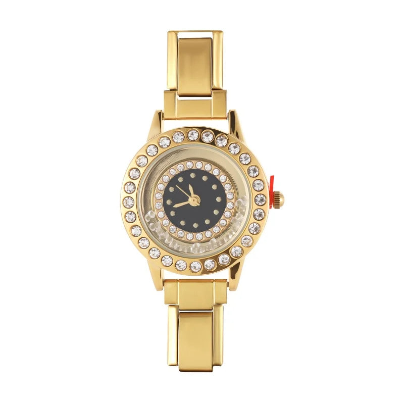 Wholesale High Quality Stainless Steel Watch Head Bracelet 9mm DIY Italian Charm Women Mens Round Square Watch 12 Zodiac Watches Qme Style 17