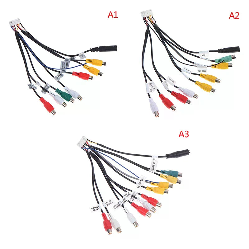 Android Radio Car Accessories Output Wire Aux-in Microphone Adapter Qme