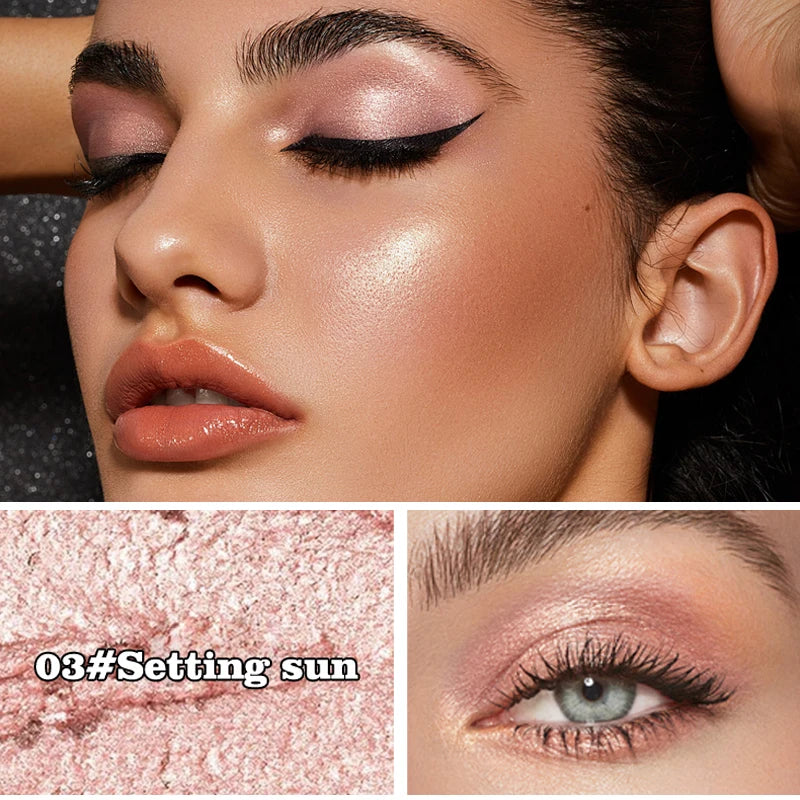 Multi Eye Shadow Stick Waterproof Sweat Proof Shiny Create Bold Makeup Qme 03 Setting sun