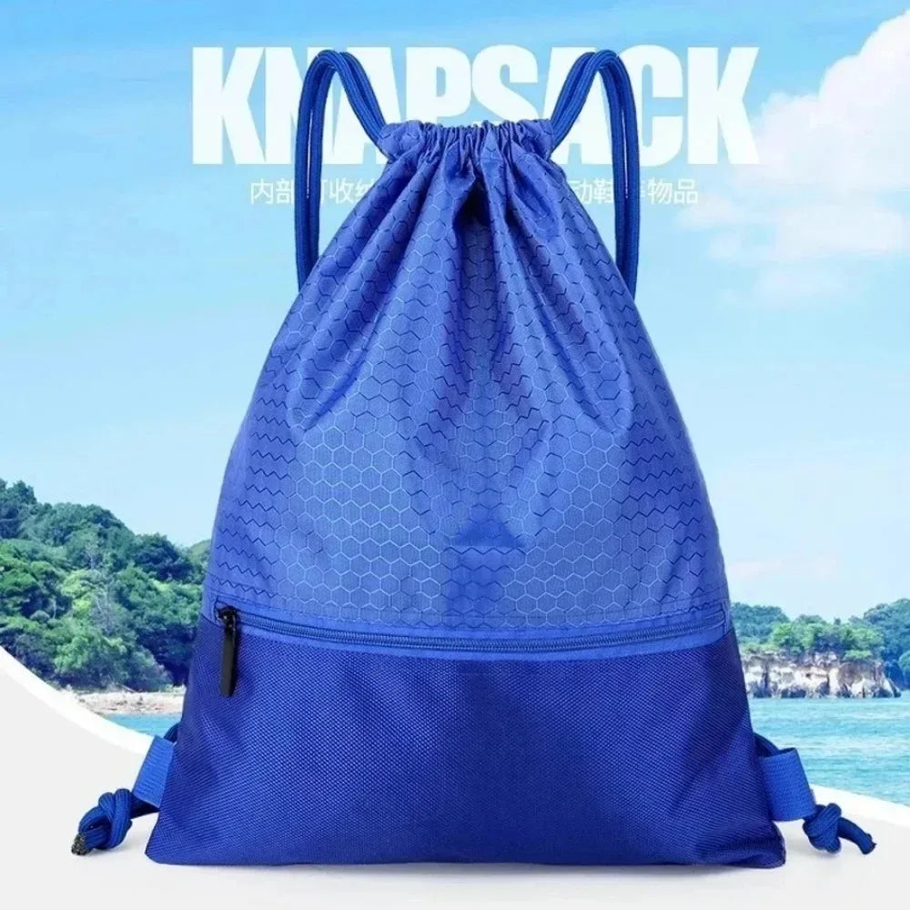 Outdoor Sports Waterproof Backpack Portable Folding Bag Student Qme