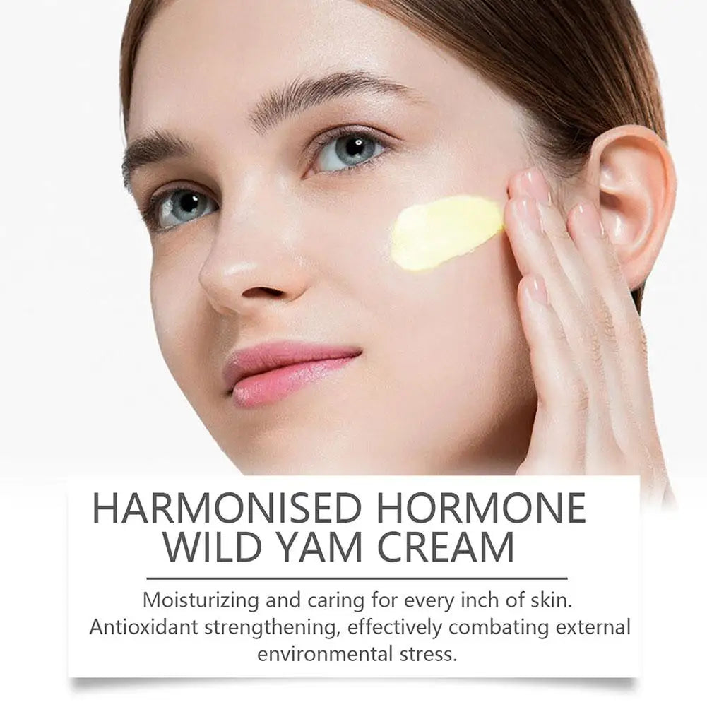 Wild Yam Cream Regulates Hormones Balance Hormones Improve Skin Moisturizing Care Wild Yam Cream Qme