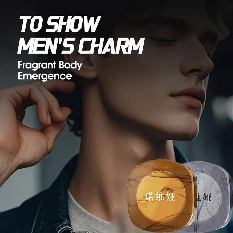 Men's Solid Fragrance Cream Long-lasting Fresh Increases Charm Qme