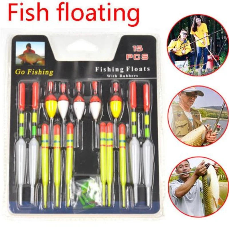 Portable Fishing Float Multiple Combinations Suitable Most Fish Qme random 1Set