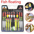 Portable Fishing Float Multiple Combinations Suitable Most Fish Qme random 1Set