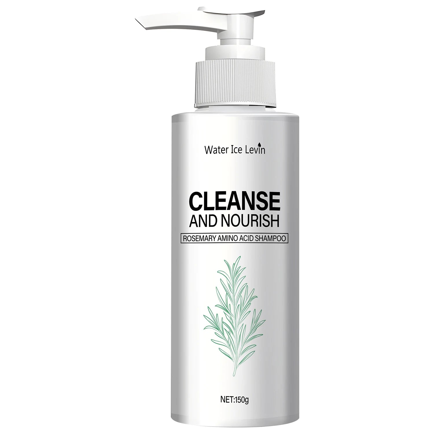 Rosemary Amino Acid Shampoo - Cleanses & Nourishes with Ginger Root Extract for Soft, Shiny Hair Qme Nourishing