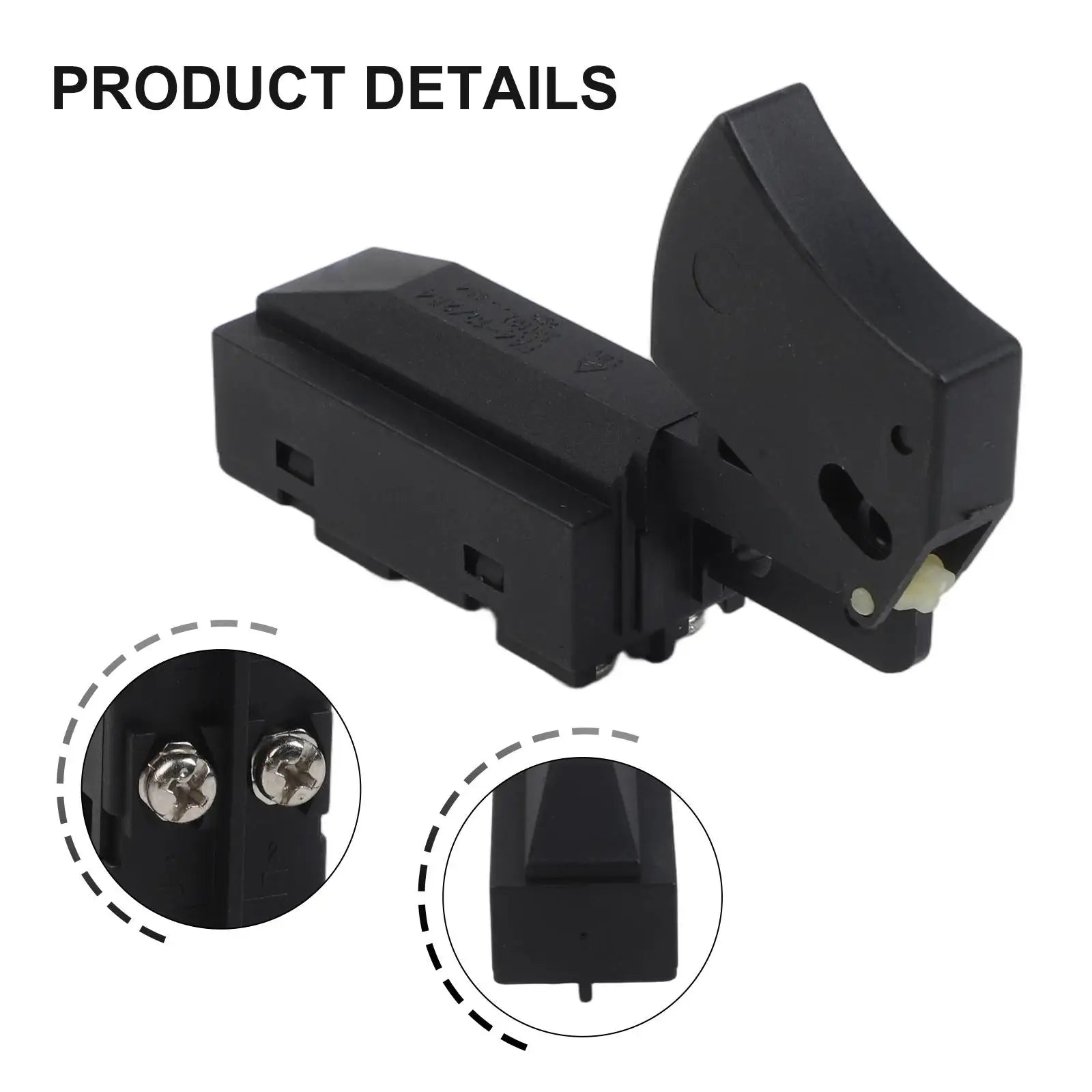 23-66-2635 Circular Saw Trigger Switch For 2730-20,2730-21,2731-21,2731-22,2631-20 Aluminum Saw Switch Lockout Power Tool Parts Qme Default Title