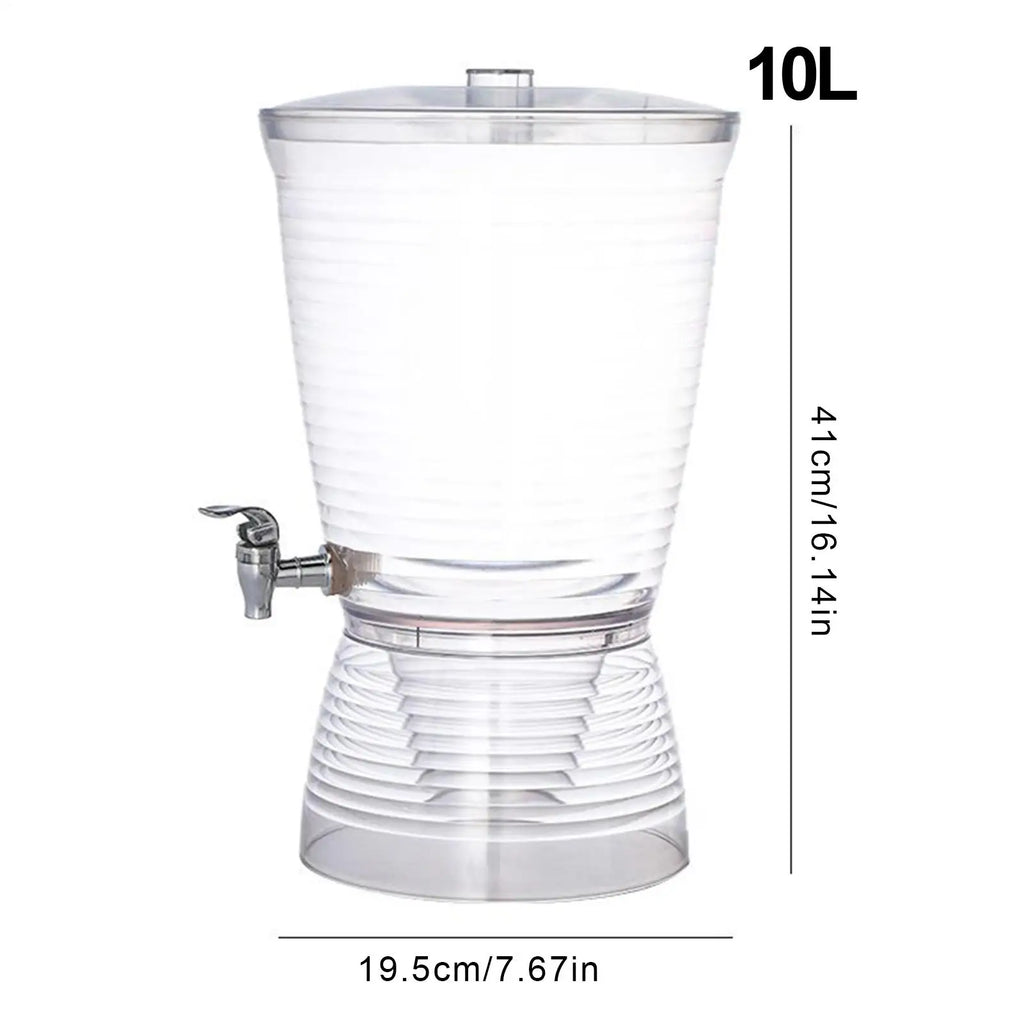 Large Drink Dispenser Faucet Juice Beer Pitchers Countertop Tea Qme