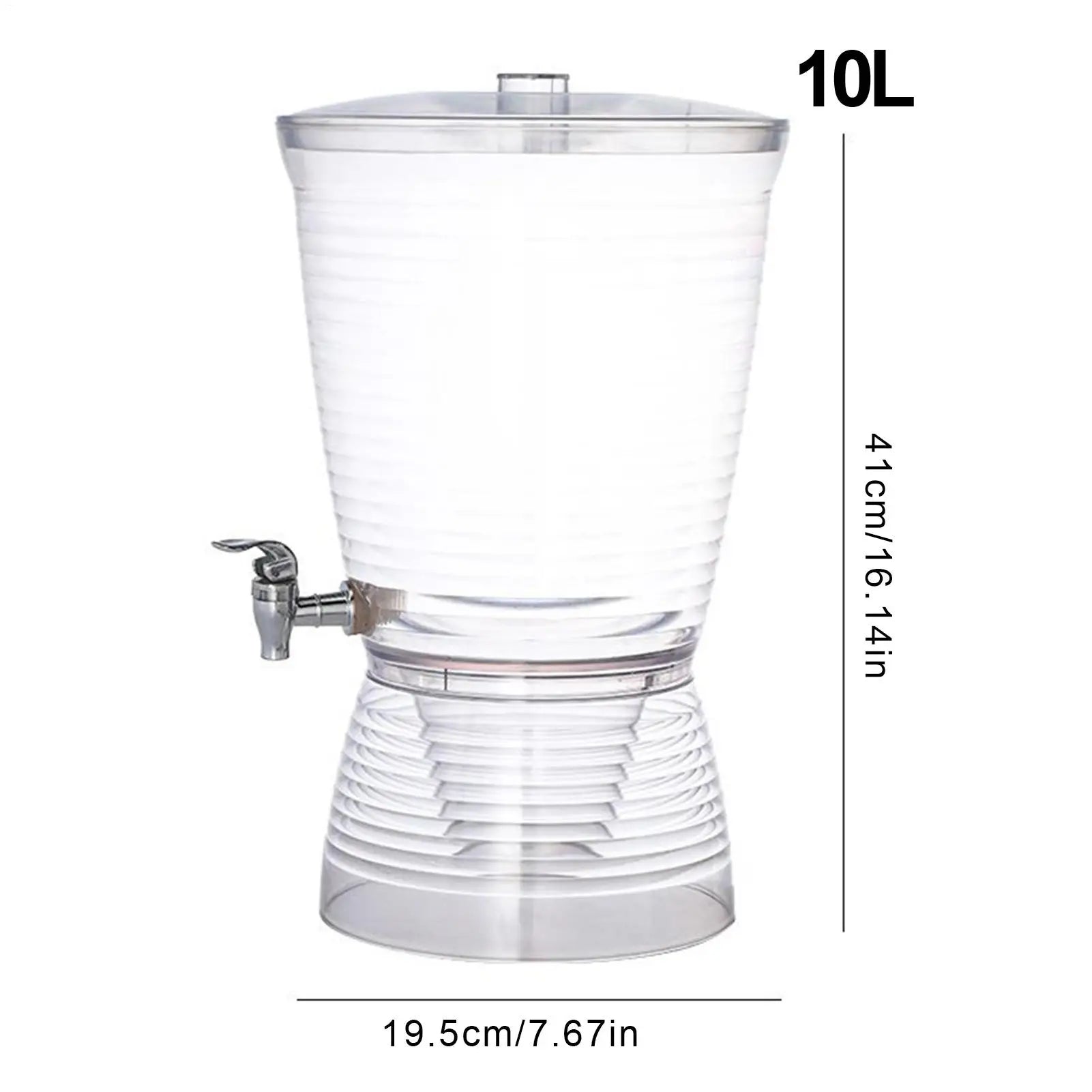 Large Drink Dispenser Faucet Juice Beer Pitchers Countertop Tea Qme