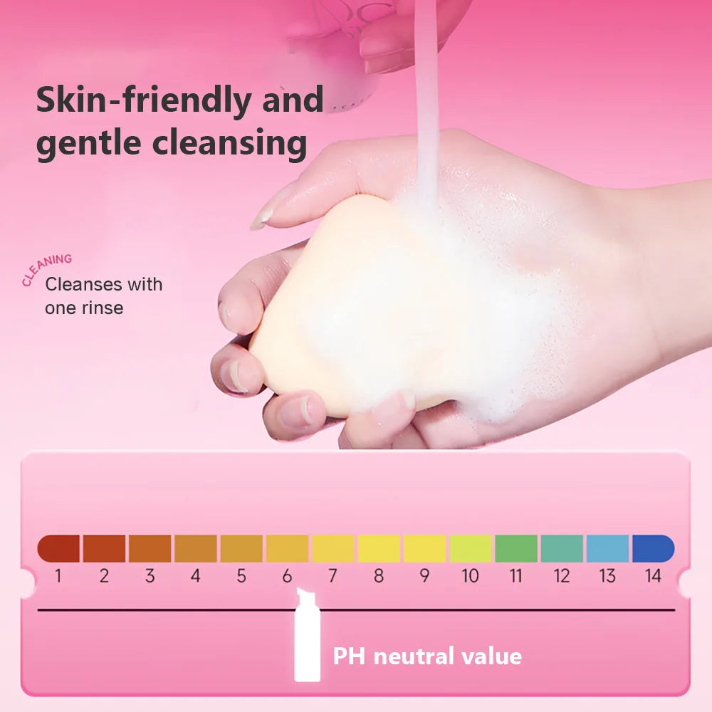 Rock Sweet Powder Puff Cleaning Mousse Beauty Egg Makeup Brush Qme