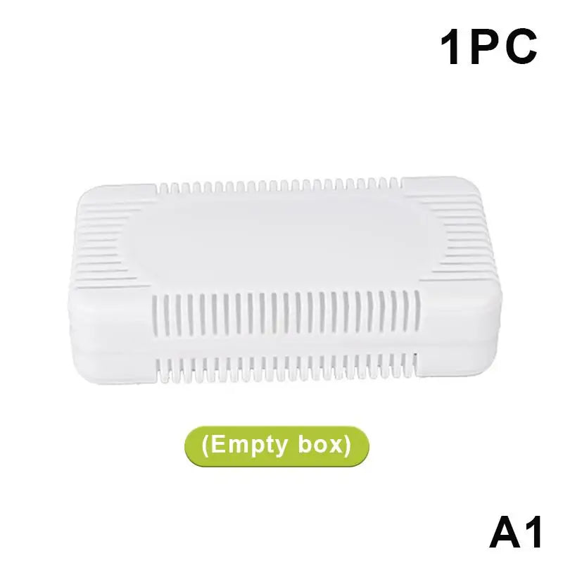1/2/5pcs Empty Refrigerator Deodorizer Box Reusable For Keeping Fridge Fresh Removing Odors And Extending Food Shelf Life Qme A1