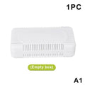 1/2/5pcs Empty Refrigerator Deodorizer Box Reusable For Keeping Fridge Fresh Removing Odors And Extending Food Shelf Life Qme A1