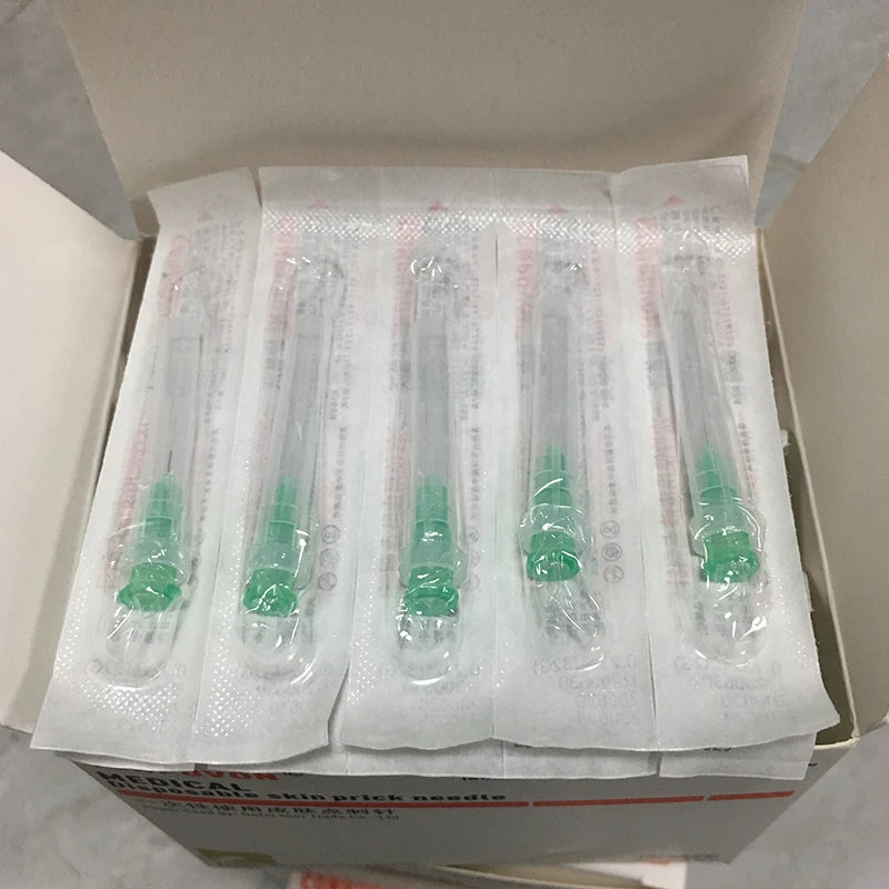 Skin Prick Needle Piercing Transparent Syringe Injection Glue Clear Qme