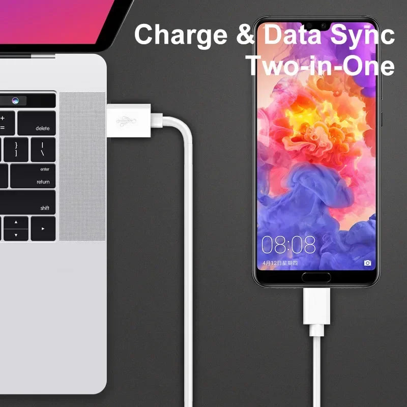 USB Type C Cable Micro USB Cable Fast Charging Wire Mobile Phone Quick Charger Cable For Xiaomi Samsung Type C PD 1M Data Line Qme