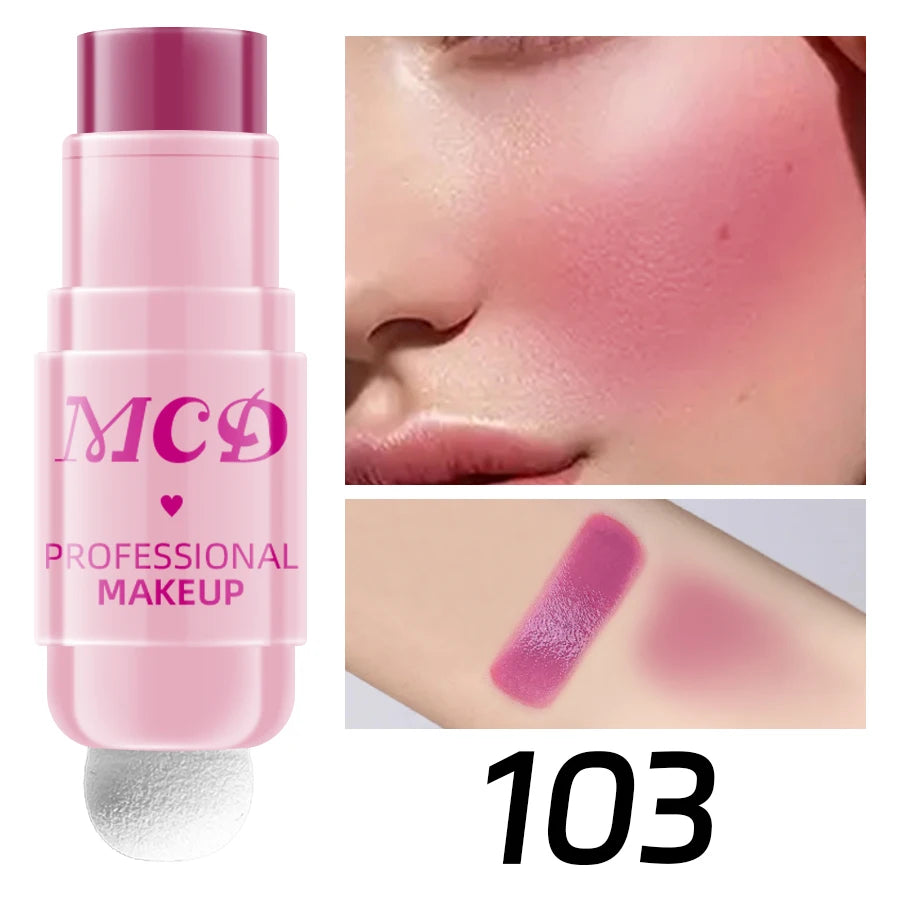 6Colors Makeup Blush Stick Lip Tinted Cooling Water Jelly Tint Qme 103