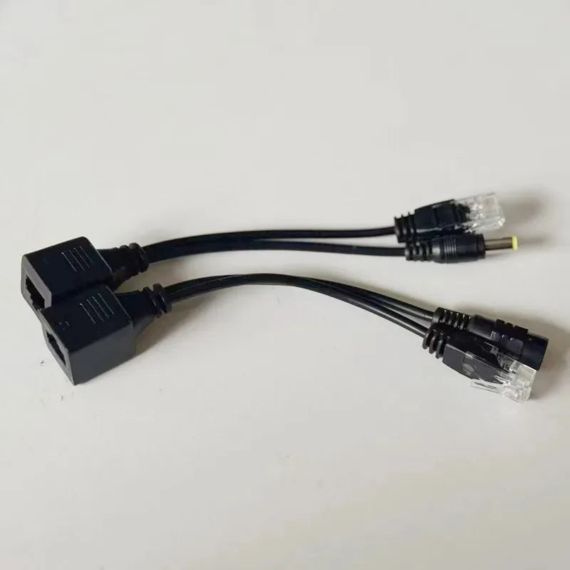 5PCS POE Power Supply Module 12V Network Camera POE Splitter Combiner One-Cable Solution for Security Surveillance Qme