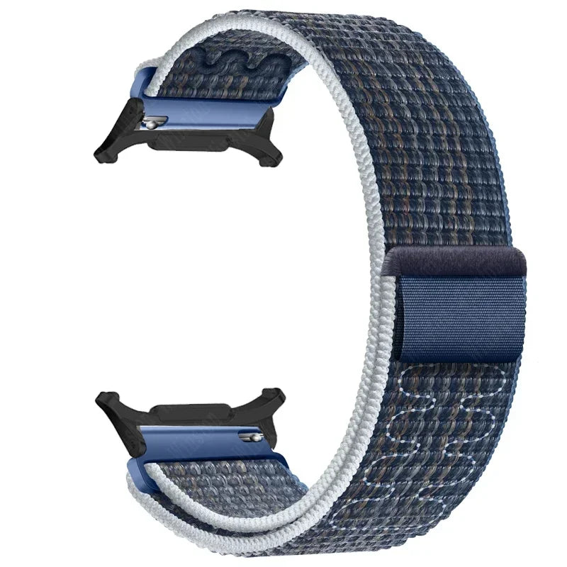 Nylon Solo Loop Strap Samsung Galaxy Watch 7 Ultra Braided Band