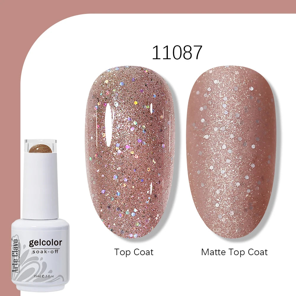 Arte Clavo 131 Colors Gel Polish Nail Varnish Paint Semi Permanent
